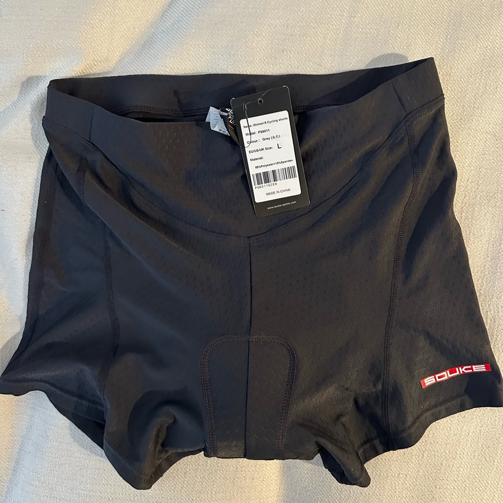 Womens Padded Cycling Shorts Size L
